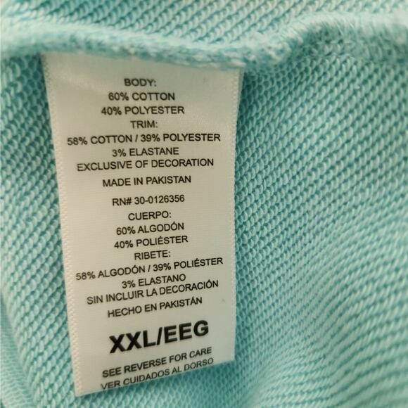 Life Is Good Light Blue Hooded Sweatshirt Size Men's XXL Fishing Gift Soft - Picture 8 of 8